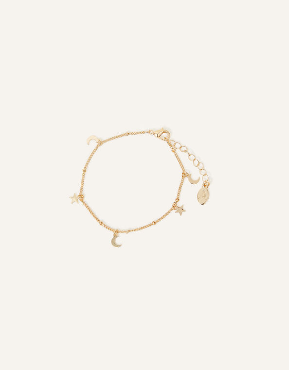 Stars and Moon Bracelet, Gold (GOLD), large