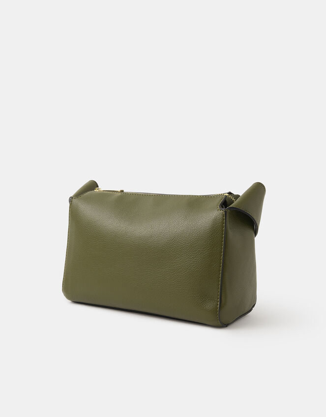Plain Crossbody Bag, Green (OLIVE), large
