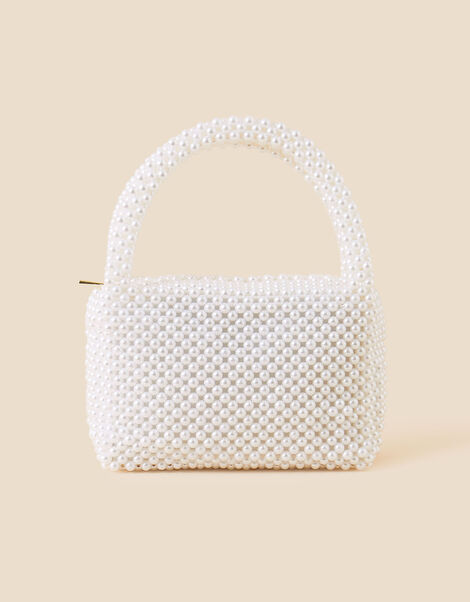 Bridal Pearl Handheld Bag, , large