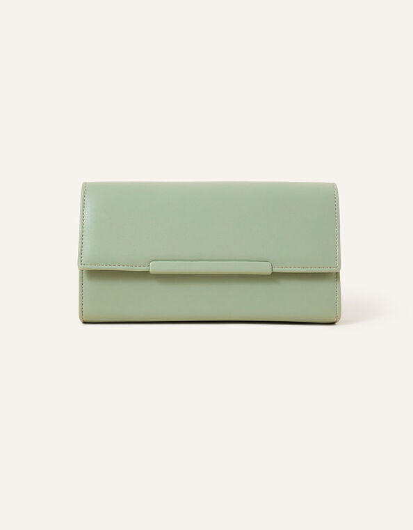 Clean Bar Clutch Bag, Green (GREEN), large