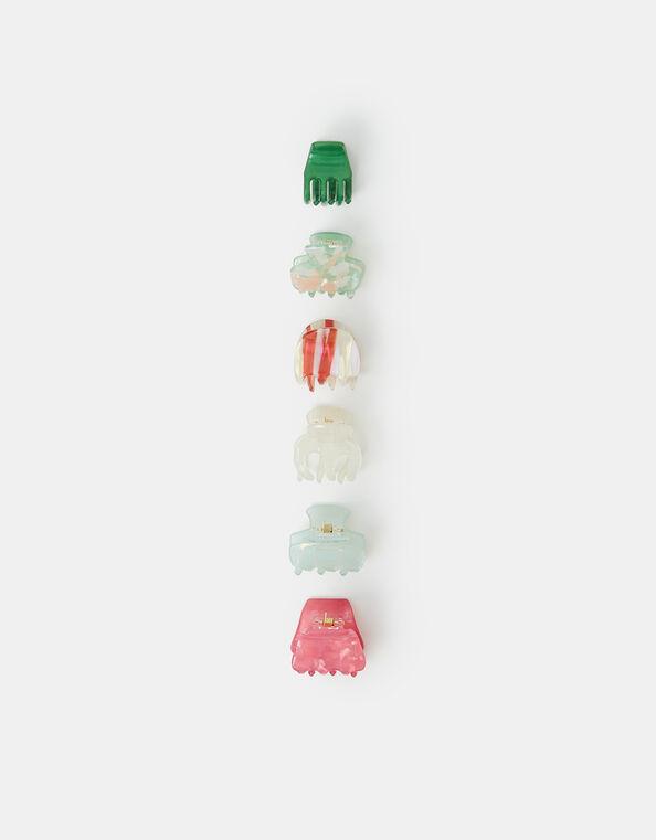 6-Pack Mini Resin Claw Clips, , large