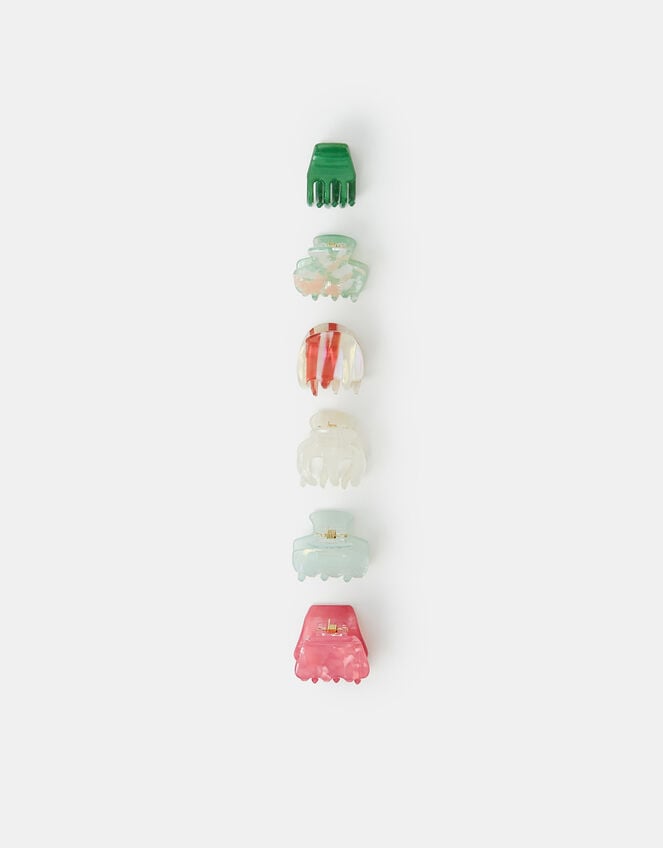 6-Pack Mini Resin Claw Clips, , large