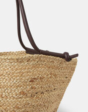 Jute Basket Beach Bag, , large