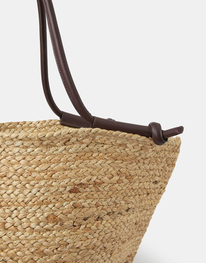 Jute Basket Beach Bag, , large