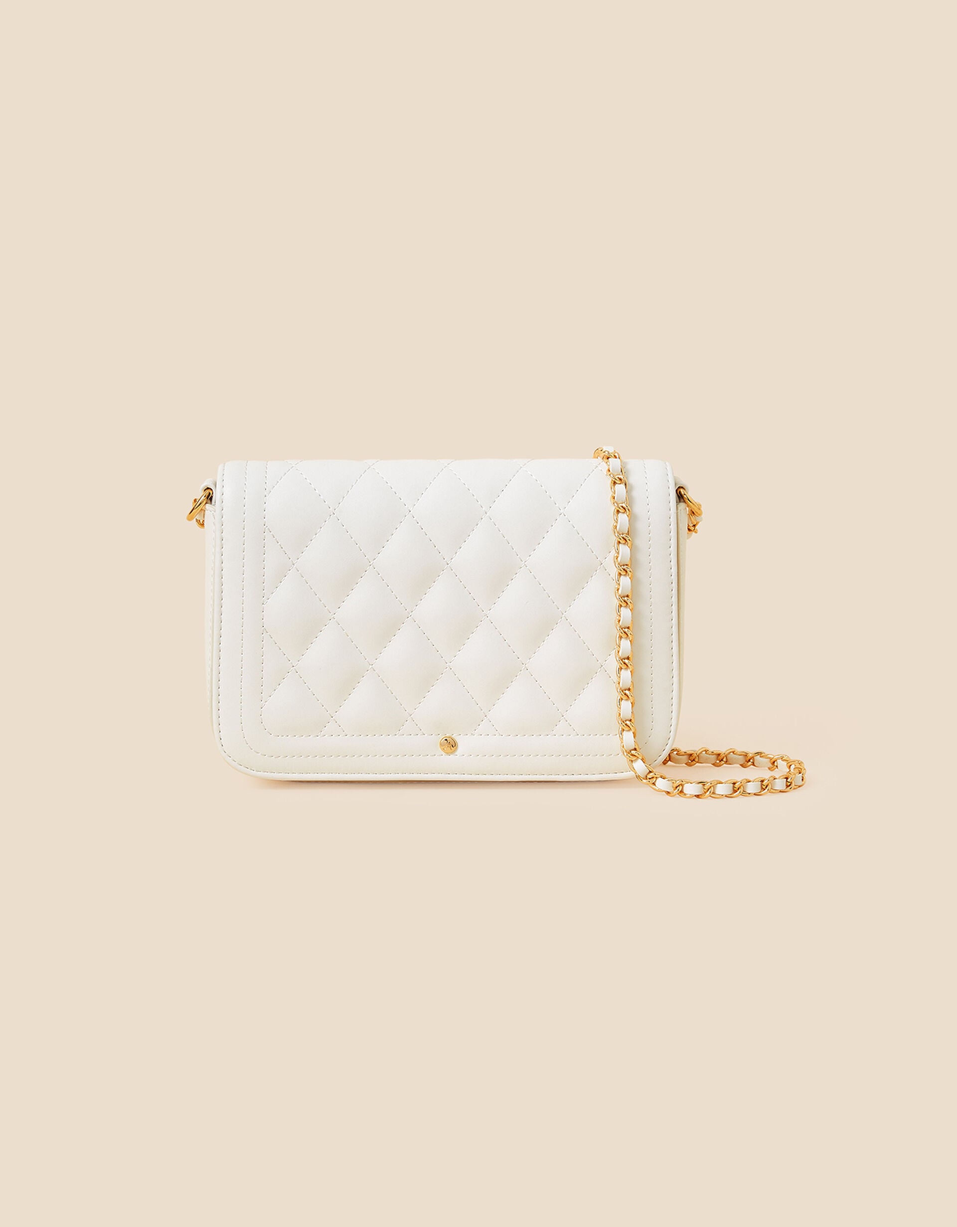Printed One-shoulder Crossbody Chain Shell Bag