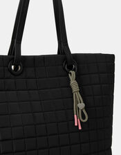 Quilted Nylon Tote Bag, , large