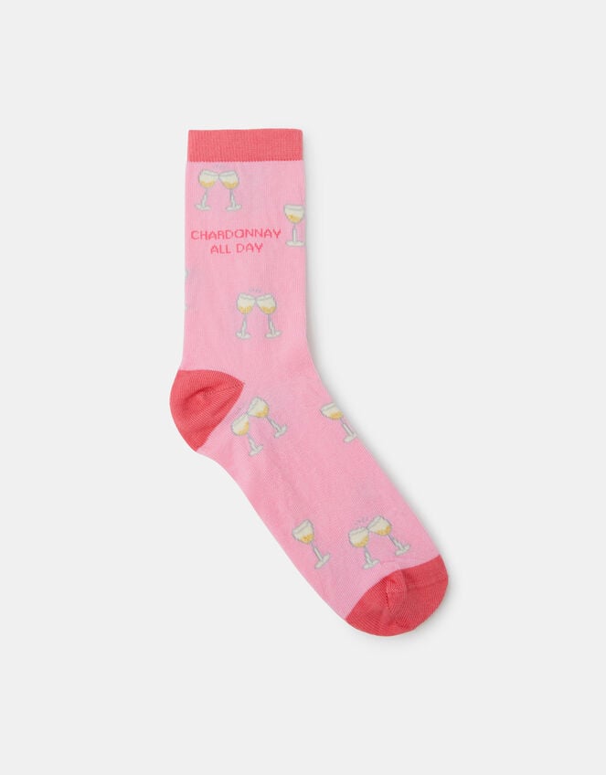 Chardonnay Print Socks, , large