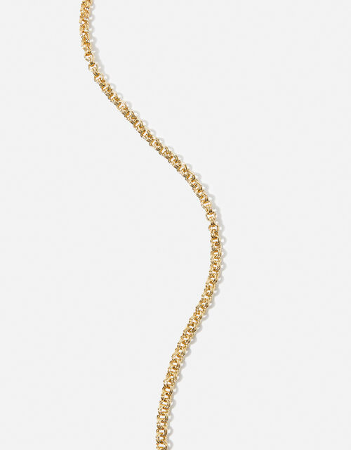 Gold-Plated Rolo Chain Necklace, , large