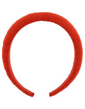 Ribbon-Wrapped Padded Headband, , large