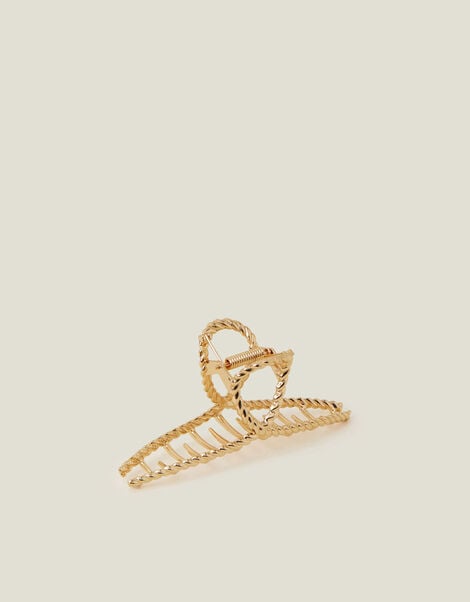 Twisted Metal Claw Clip, Gold (GOLD), large