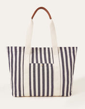 Stripe Shopper Bag, , large
