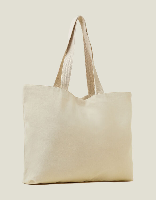 London Embroidered Shopper Bag, , large