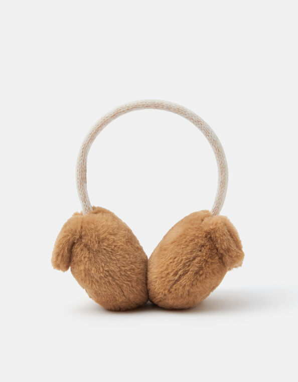 Girls Sausage Dog Earmuffs, Tan (TAN), large