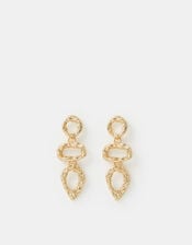 Triple Molten Drop Earrings, , large