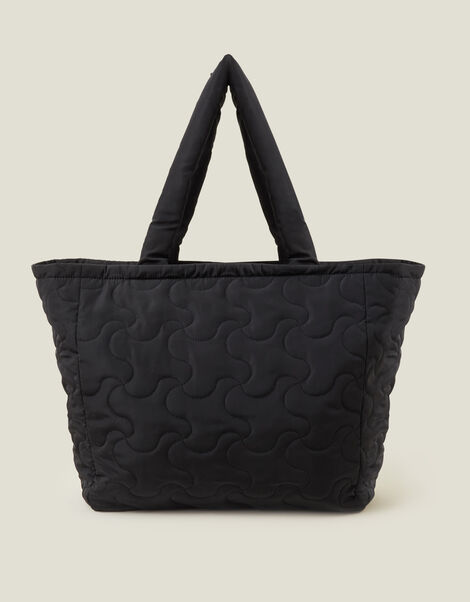 Large Quilted Tote Bag, , large