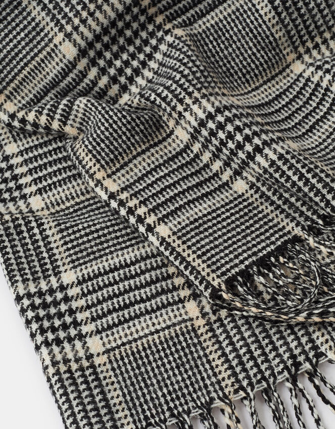 Bowey Check Blanket Scarf, , large