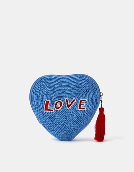Love Beaded Coin Purse, , large