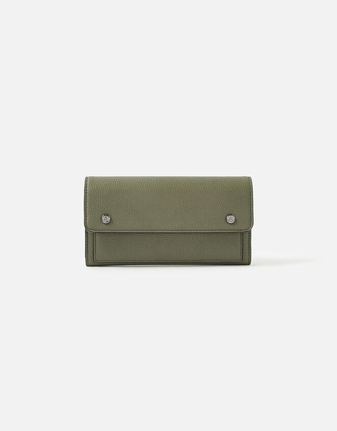 Stud Wallet , Green (KHAKI), large