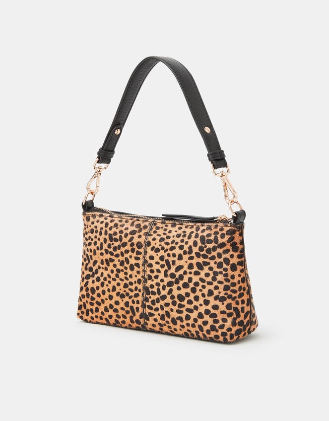 Leather Crossbody Handbag, Multi (DARKS MULTI), large
