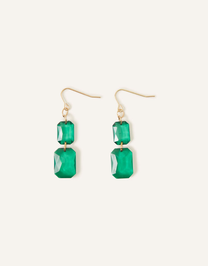 Cut Crystal Drop Earrings, , large