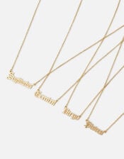 Constellation Pendant Necklace, Gold (GOLD), large
