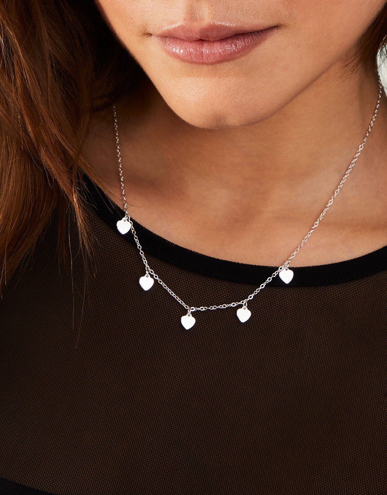 Station heart necklace deals