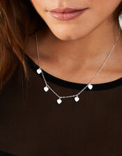 Heart Station Necklace, , large