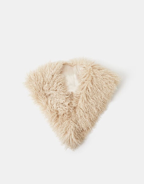 Shaggy Faux Fur Tippet Scarf, , large