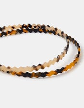 2-Pack Tort Wiggle Hairbands, , large