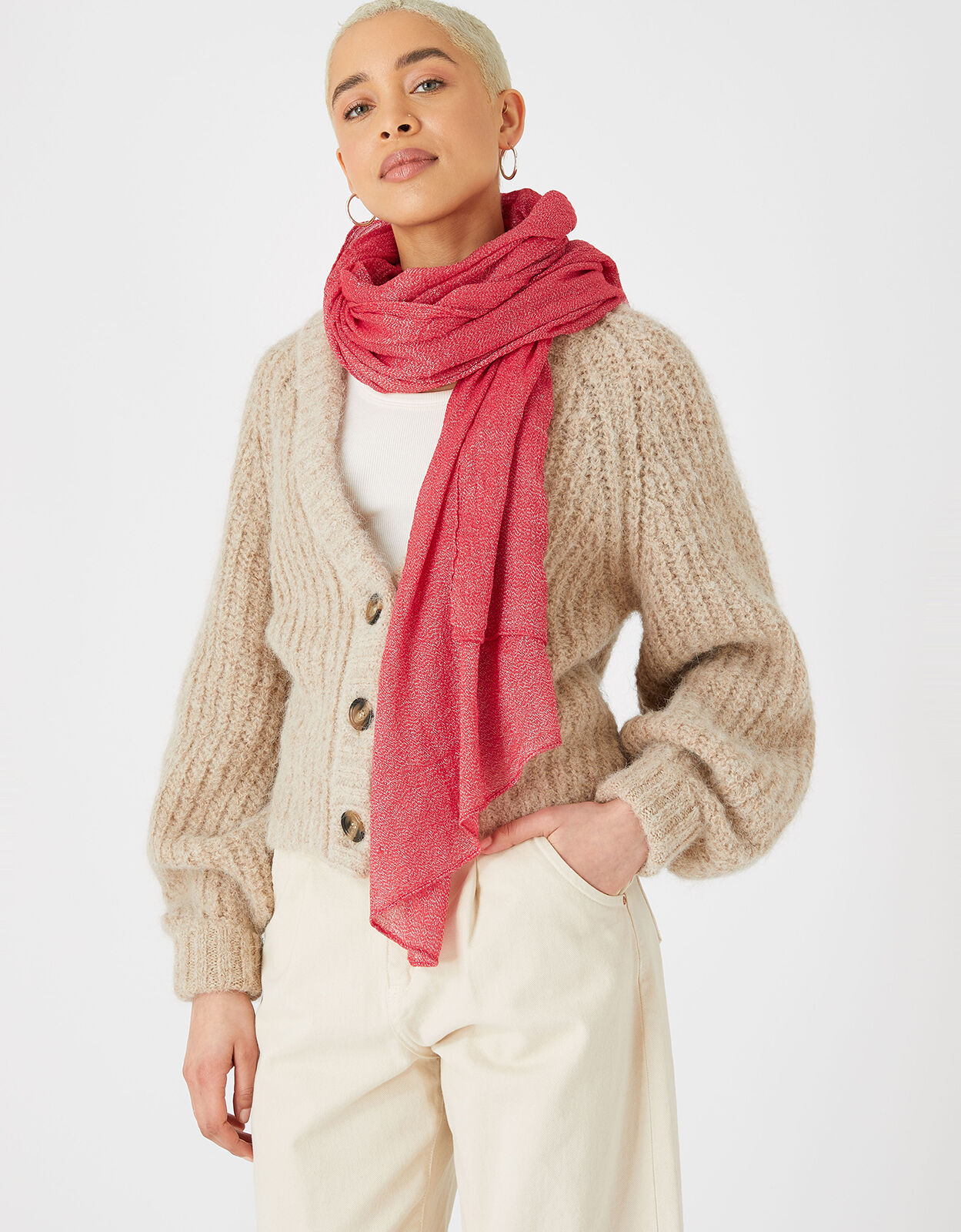 Red scarf accessorize hotsell