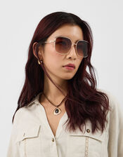 Large Square Sunglasses, , large