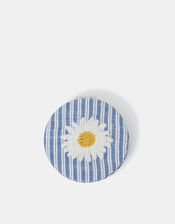 Embroidered Daisy Compact Mirror, , large
