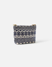 Woven Aztec Cross-Body Bag, , large
