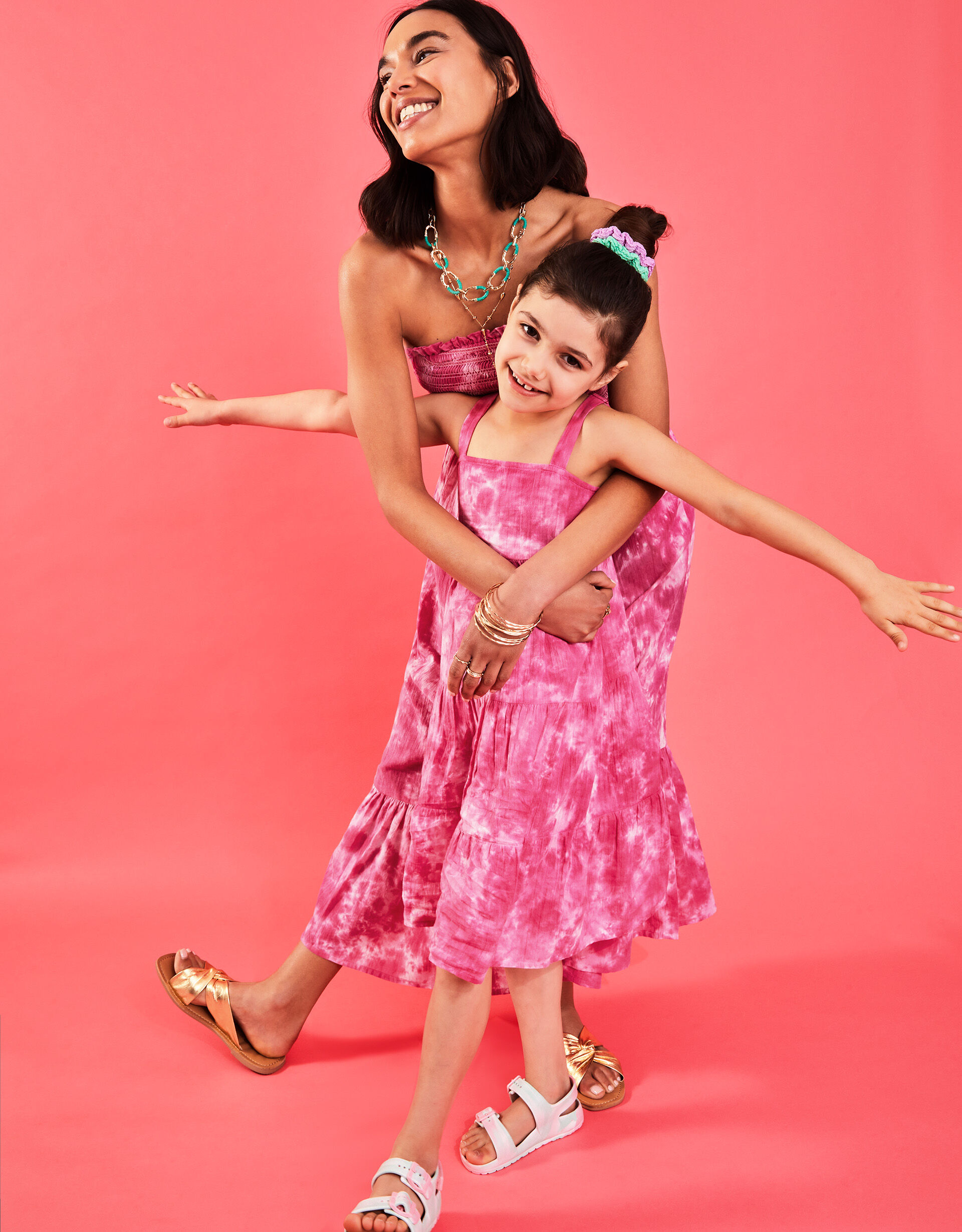 Girls Tie Dye Dress Pink | Clothing & Shoes | Accessorize Global