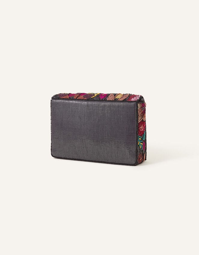 Floral Embellished Clutch, , large