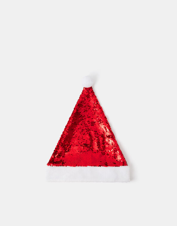 Sequin Santa Hat, , large