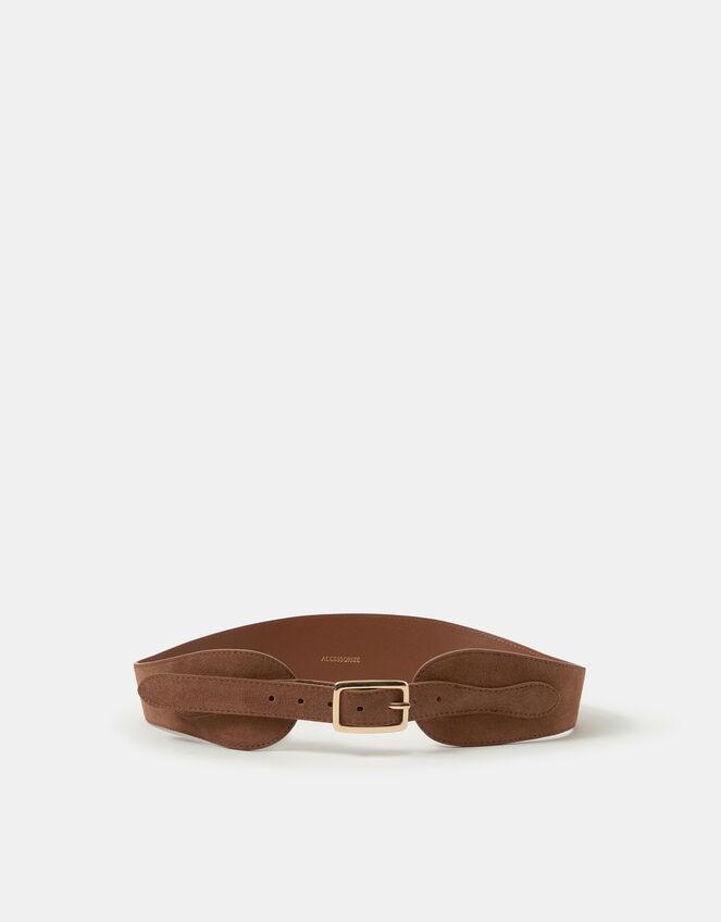 Suede Waist Belt , Tan (TAN), large