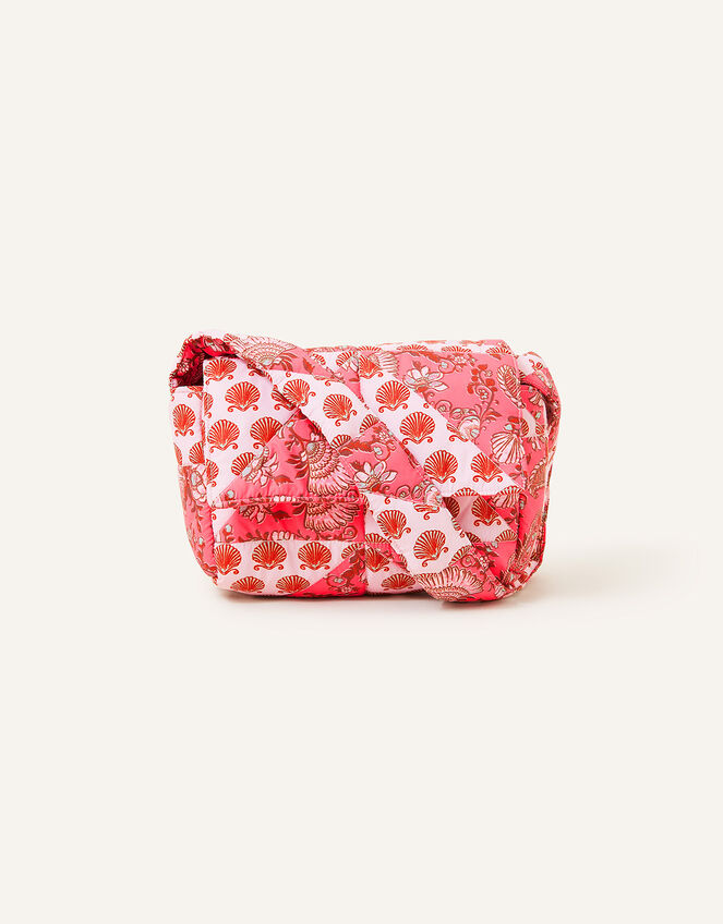 Patchwork Print Cross-Body Bag, , large