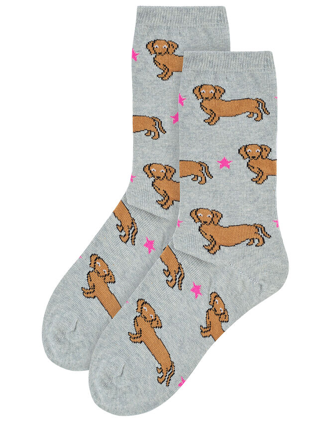 Sausage Dog Ankle Socks, , large