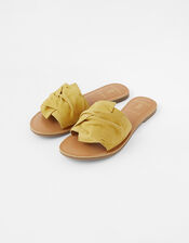 Perth Twist Sliders, Yellow (OCHRE), large
