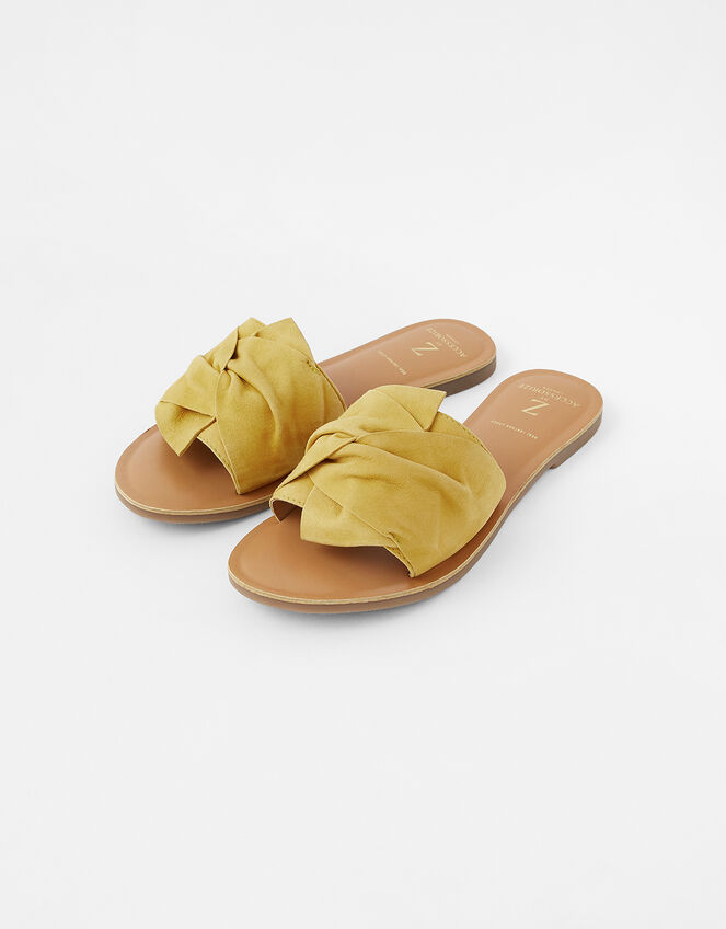 Perth Twist Sliders, Yellow (OCHRE), large