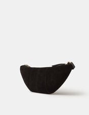 Stud Suede Sling Crossbody Bag, , large