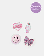 4-Pack Love Sequin Stick-On Patches, , large