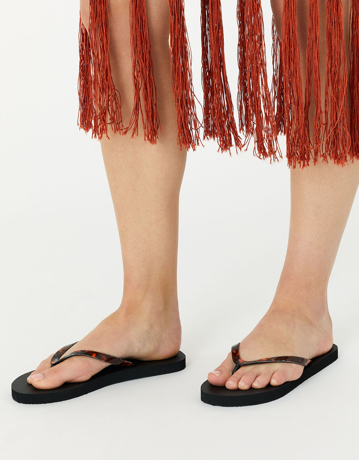 Flip Flops Accessories Flip Flops Support Schoenen damesschoenen Sandalen Slippers & Teenslippers Simplicity Black Sandal Harness Flip Flop Back Straps 