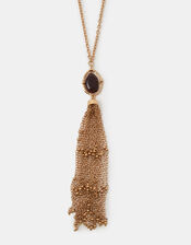Statement Tassel Necklace, , large