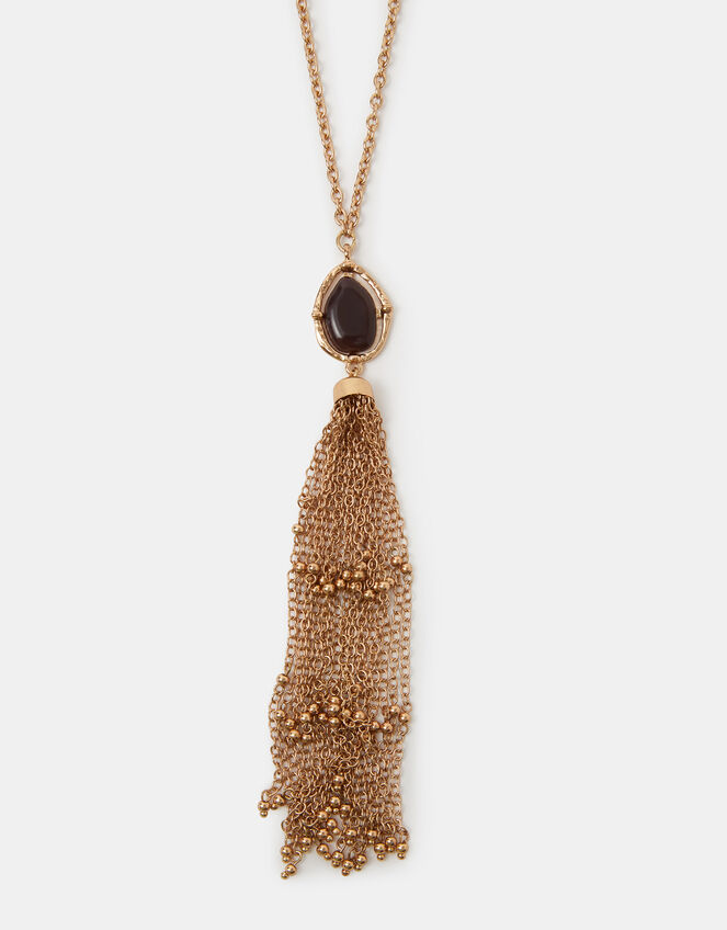 Statement Tassel Necklace, , large