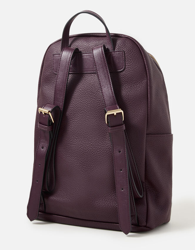 Beth Suedette Backpack , Red (BURGUNDY), large