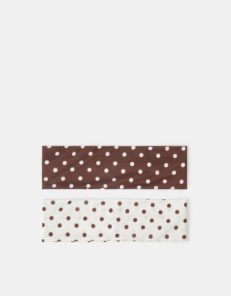 2-Pack Polka Dot Bando Headbands, , large