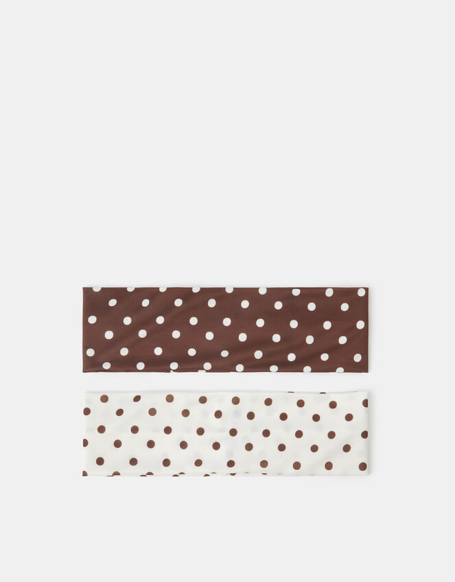 2-Pack Polka Dot Bando Headbands, , large