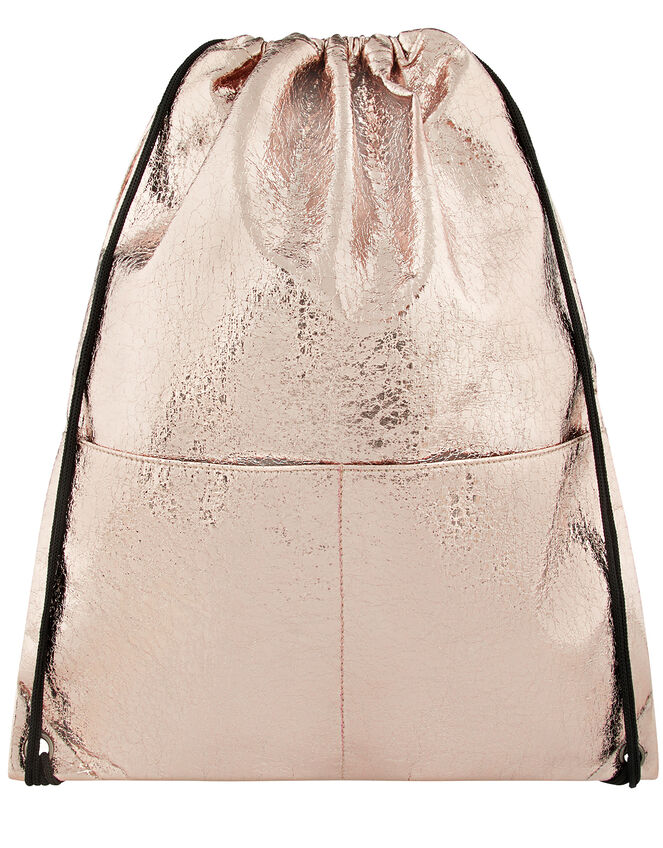 Metallic Drawstring Bag Backpacks Accessorize UK
